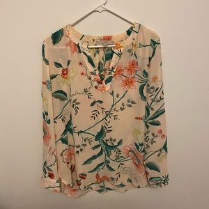 Loft medium floral blouse